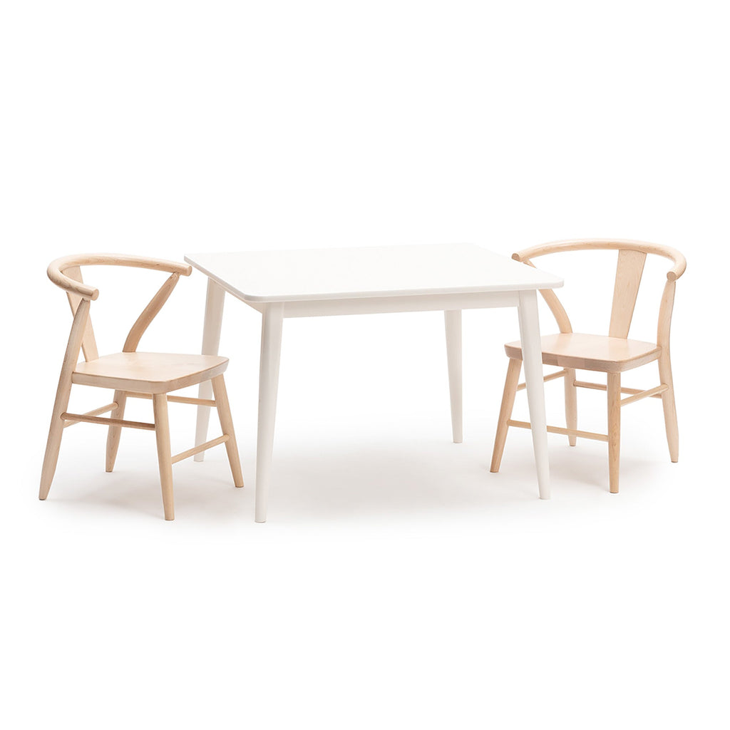Children's Crescent Table and Chairs Bundle