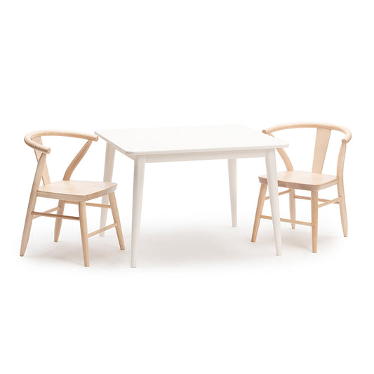 Children's Crescent Table and Chairs Bundle